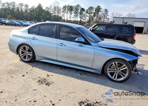 2014 BMW 328 I Sulev z USA, uszkodzony, nr VIN WBA3C1C5XEK112069